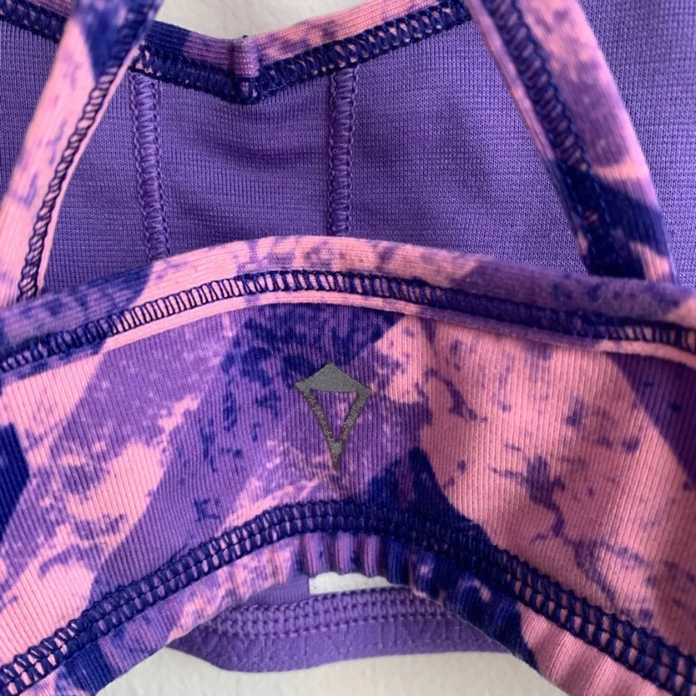 Ivivva Pink & Purple Chevron Sports Bra - Picture 4 of 6